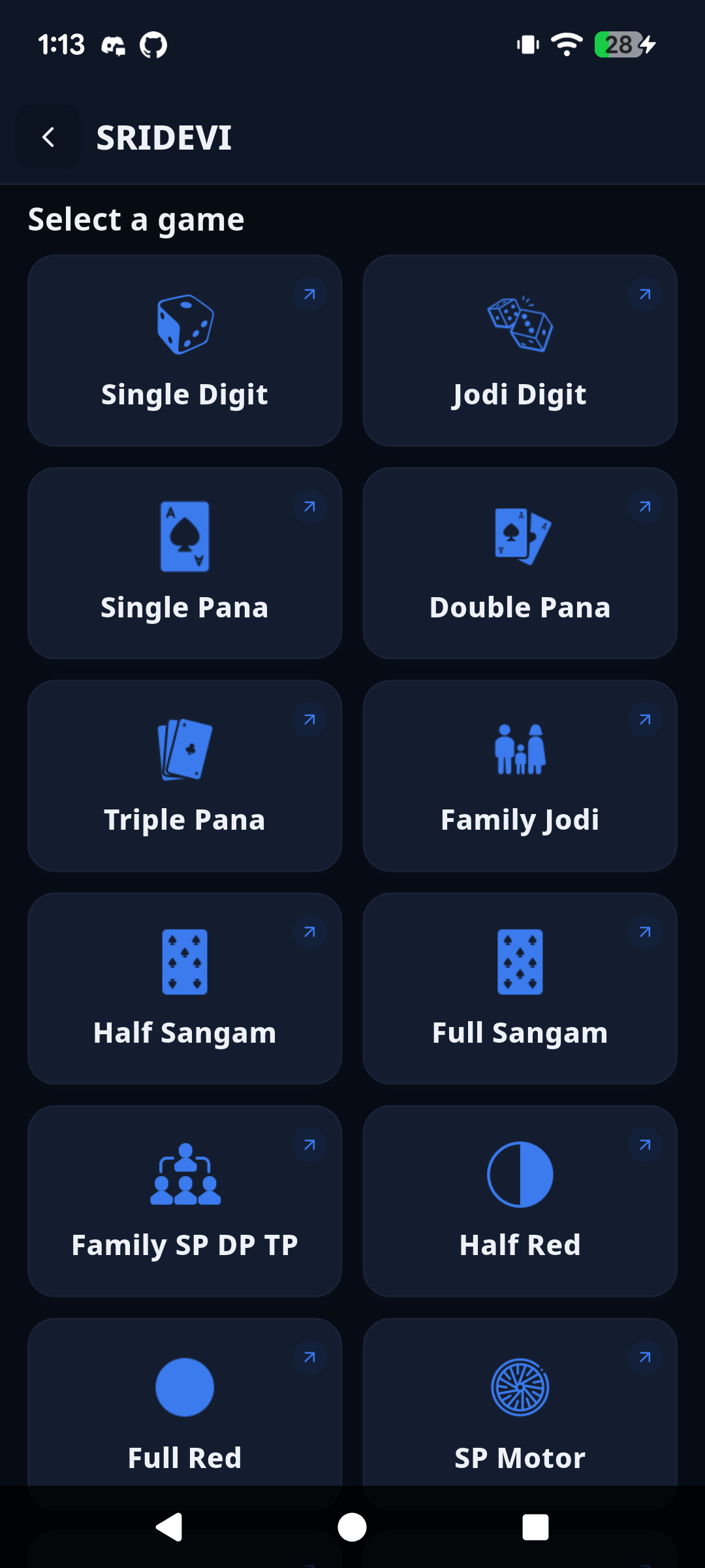 Select a game